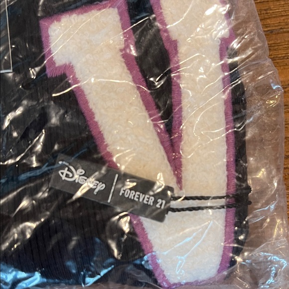 NWT Disney Forever 21 Villians Ribbed Black long sleeve romper women’s small - Picture 3 of 10